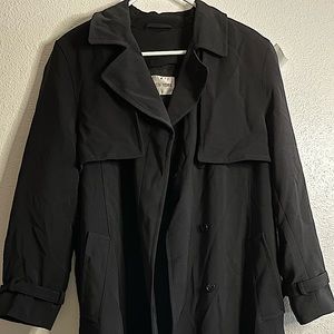 Jones New York Double-breasted Trench Coat